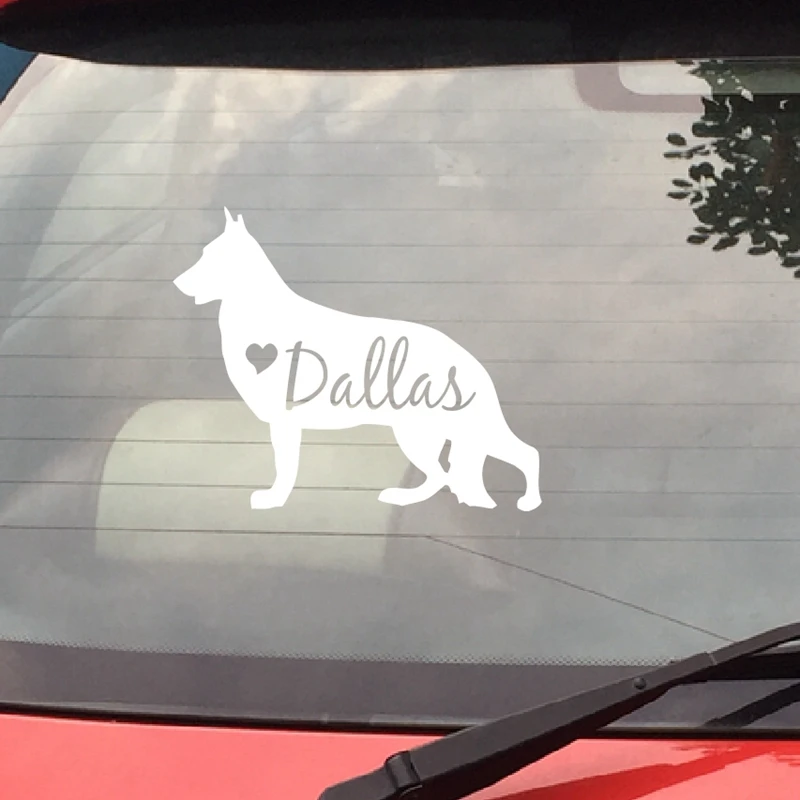 German Shepherd Car Vinyl Stickers