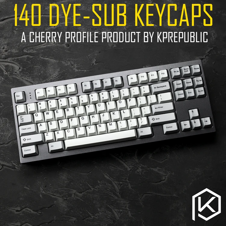 

kprepublic 139 Cherry profile Dye Sub Keycap Set thick PBT plastic keyboard gh60 xd60 xd84 cospad tada68 rs96 zz96 87 104 fc660