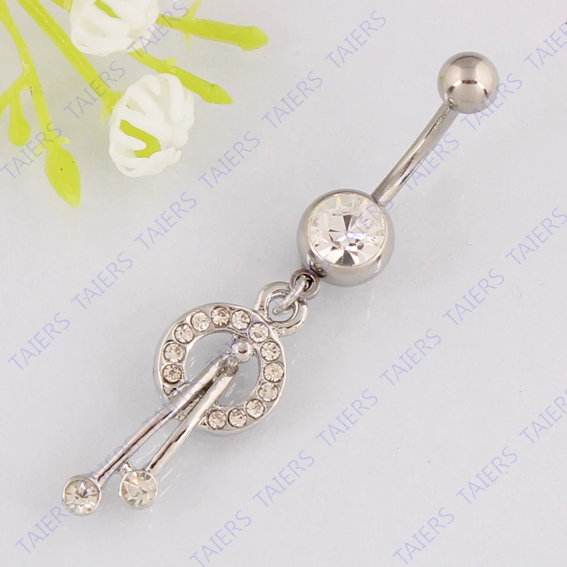 Free shipping fashion navel piercing Lady Body jewelry belly button