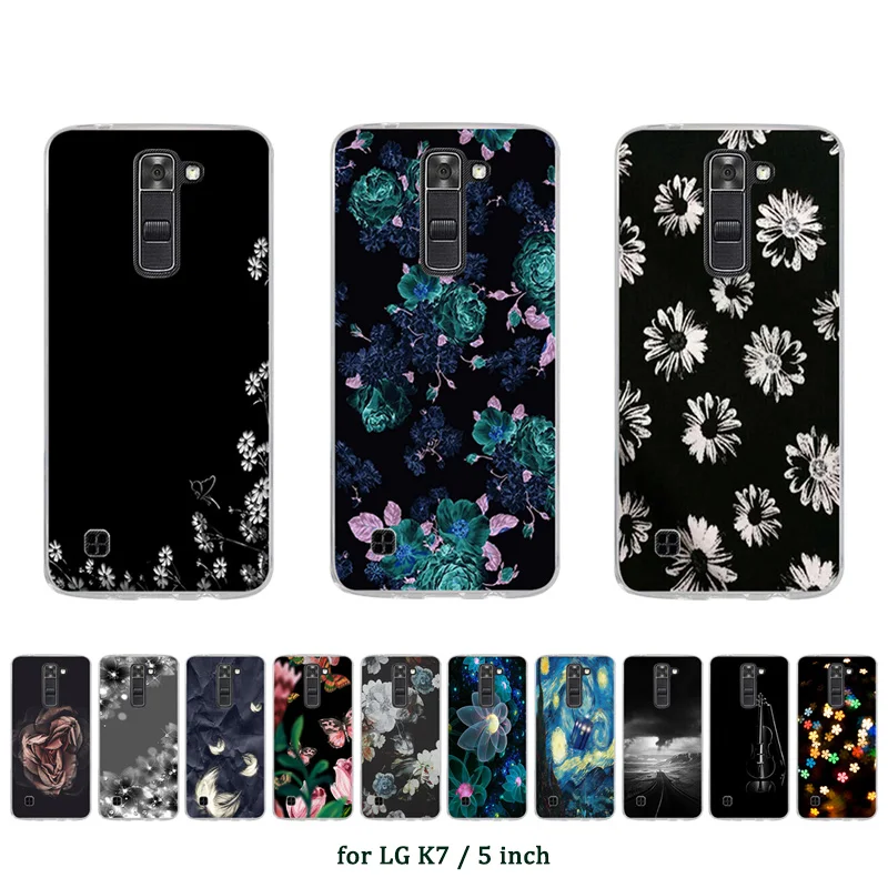 

for LG LG K7 Multicolor Printed Back Cover Fundas for for LG LG K7 K330/Tribute 5 LS675/X210 X210DS TPU Soft Silicon Phone Case