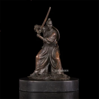

Ancient Chinese Samurai Swords Sculptures Statues Art Copper Brass Crafts Bronze Ornament Home Office Decoration DS-095