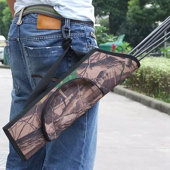 

Hunting Bow Arrow Rest Compound Bag Quiver Archery Arrowhead Fiberglass Arrowfor Recurve Practice 50*14cm