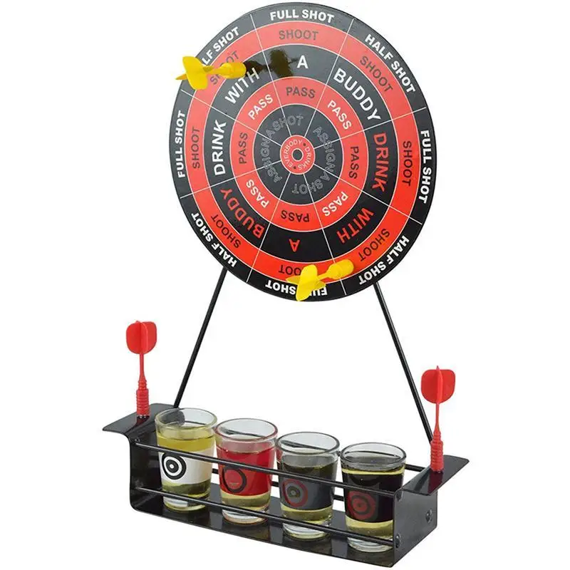 Dart Shot Питьевая игра бинго игрушка дартс Доска Набор для игры с выпивкой для клубного бара праздников