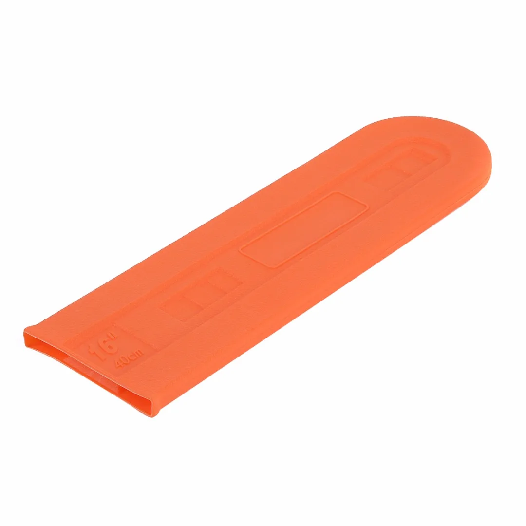 Mayitr 14 / 16'' Inch Chainsaw Bar Cover Scabbard Protector Universal Guide Plate Set Orange