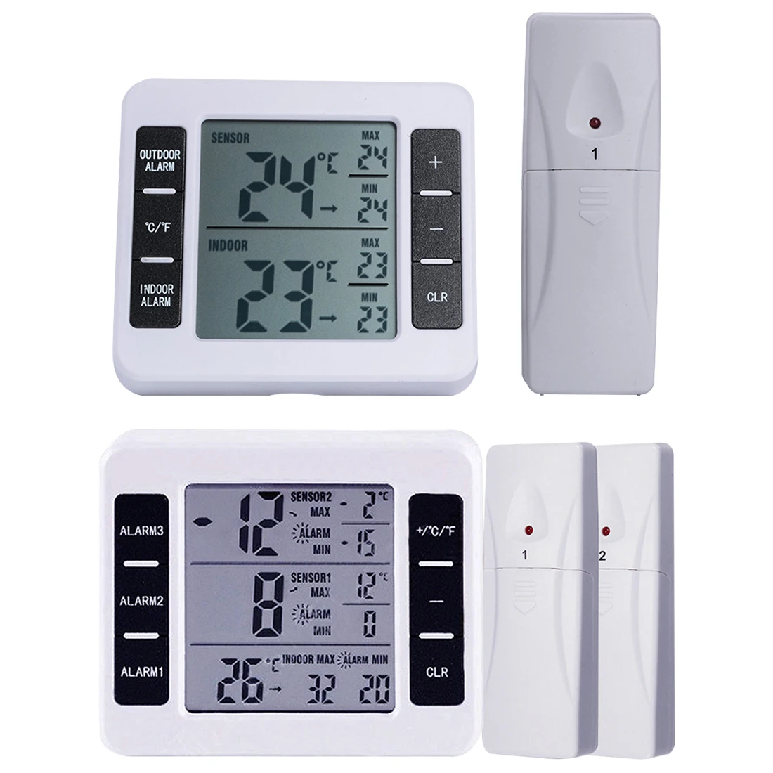 Термометр цифровой измеритель температуры Метеостанция тестер+ беспроводной Открытый передатчик 0-60C с C/F