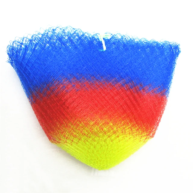 Nylon Fishing Nets Collapsible Fishing Tools Rhombus Mesh Hole Depth Folding Nylon Landing Dip Net 3 Sizes Fishing Carp Net 3
