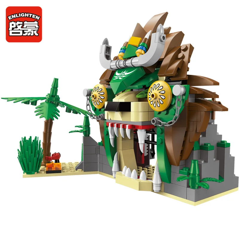 Enlighten Models Building toy Compatible with Lego E1308 328pcs Prison Blocks Toys Hobbies For Boys Girls Model Building Kits