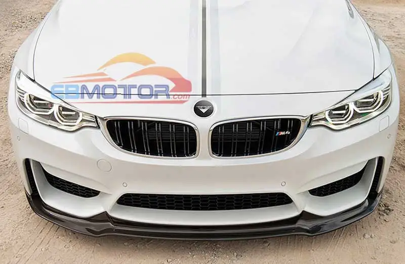 Real Carbon Fiber Front Lip Spoiler For BMW F80 M3 F82 F83 M4 2014UP