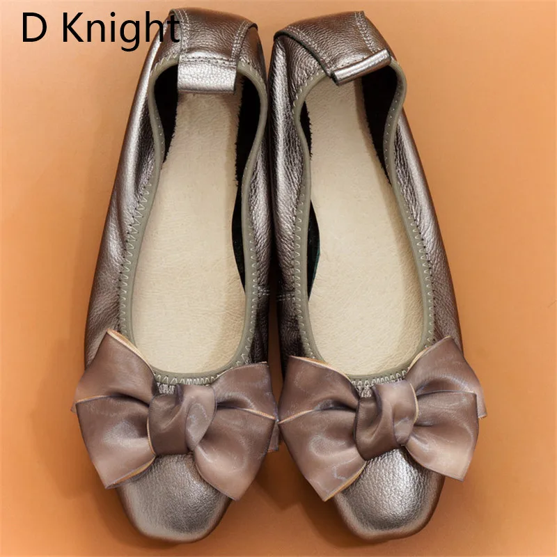 Pewter Beige Bow 2