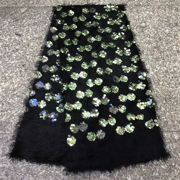 nice looking sequins net african embroidered tull lace fabric JRB-12099 for fashion dress nice looking sequins net african embroidered tull lace fabric JRB-12099 for fashion dress