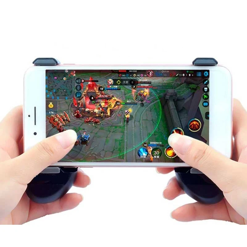 Smartphone Game Handle Grip Controller Game Holder for IOS Andriod Tablet iPad Games