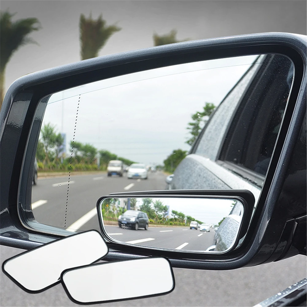 

1 Pair Blind Spot Mirror Wide Angle Mirror 360 Degree Adjustable Convex Rear View Mirror Car mirror for All Universal Vehicles