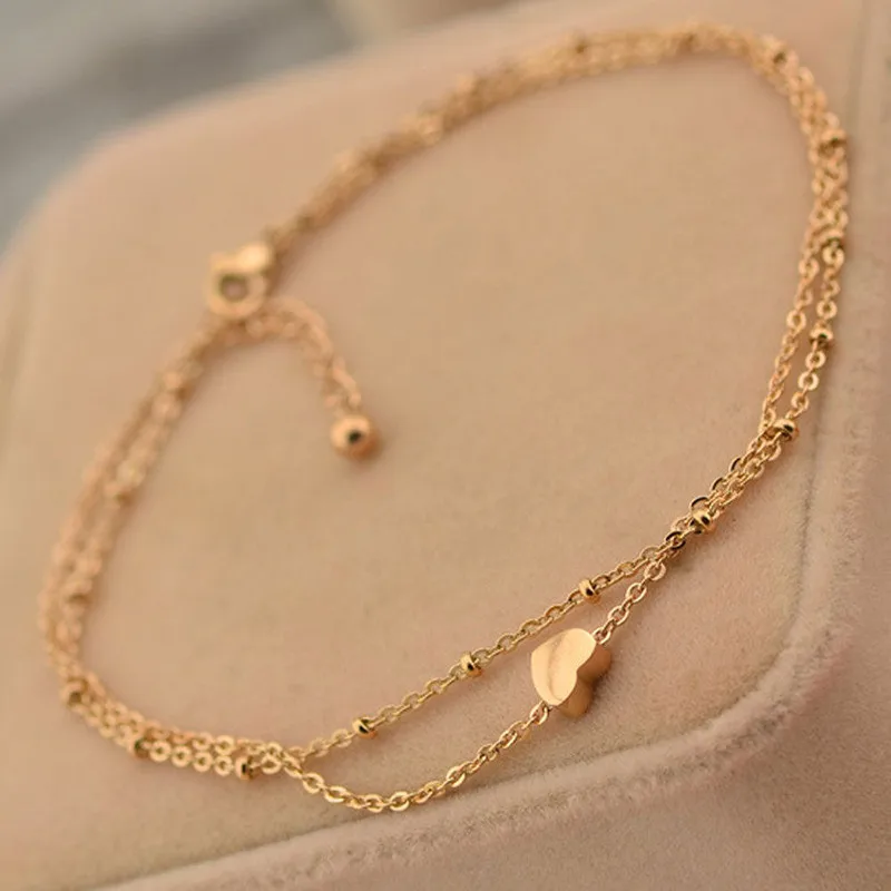 1pc Anklet Chain Fashion Foot Jewelry Fashion Heart Shape Anklets Trendy Gift for Women Girl Anklets Fast Shipping 1pc Anklet Chain Fashion Foot Jewelry Fashion Heart Shape Anklets Trendy Gift for Women Girl Anklets Fast Shipping