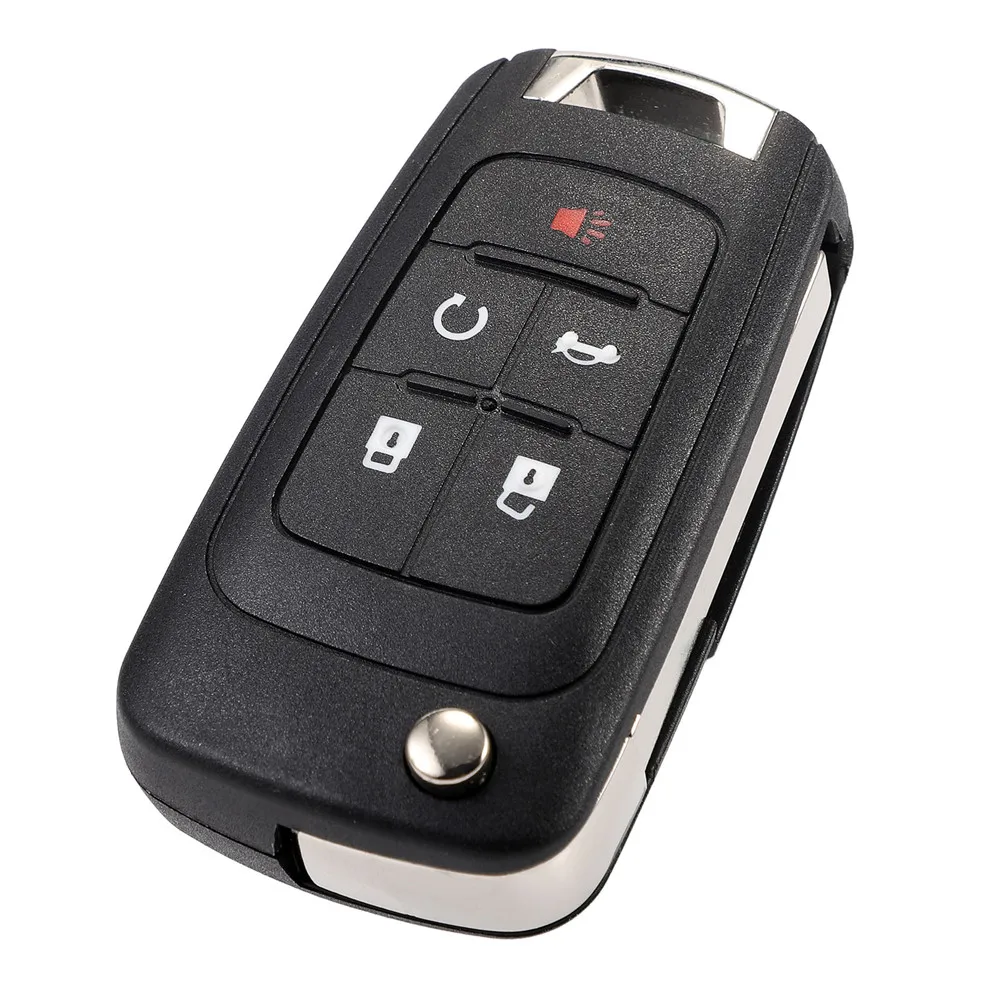 

Flip Folding Remote Key Shell 5 Buttons Car Alarm Housing Keyless Entry Fob Case For Buick Excelle Verano LaCrosse Regal
