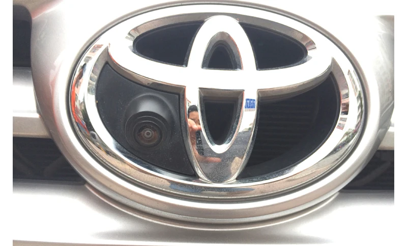 CCD Автомобильная Передняя камера с логотипом для Toyota Corolla, вид спереди, боковая камера заднего вида, резервная камера, помощь при парковке