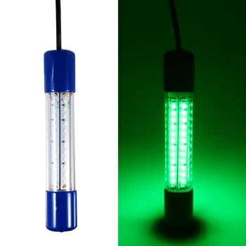 

Fishing Light 12V 12W 72 LEDs Underwater Night Submersible LED Lamp Bait Squid Carp Fish Light Fish Finder Light with 5.5M Cord