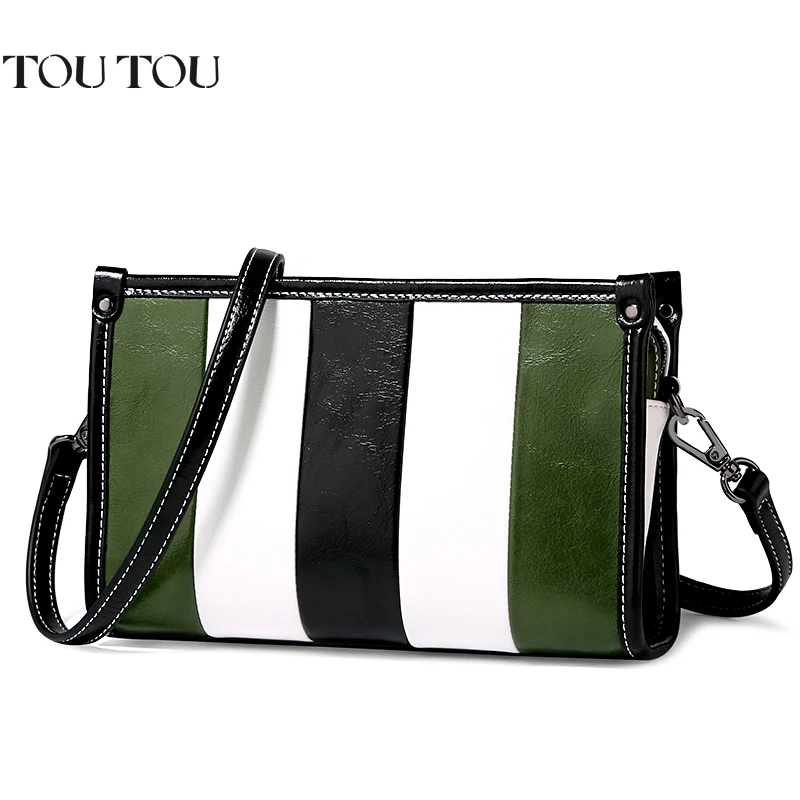 

A1646 2017 autumn new Messenger bag handbags simple panelled color wild ladies handbag blue and red color shoulder package tide