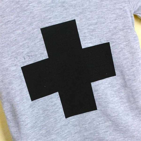 Wholesale Summer Children's Tops & Tees Clothing European Style Cross Patch Boys Girls T-shirt Short Sleeve Shirt for Children7