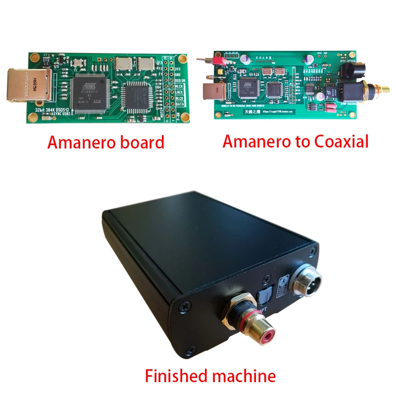 HiFi Цифровой интерфейс Amanero USB к IIS коаксиальный Оптический ЦАП Декодер плата обновления Xmos декодер ЦАП