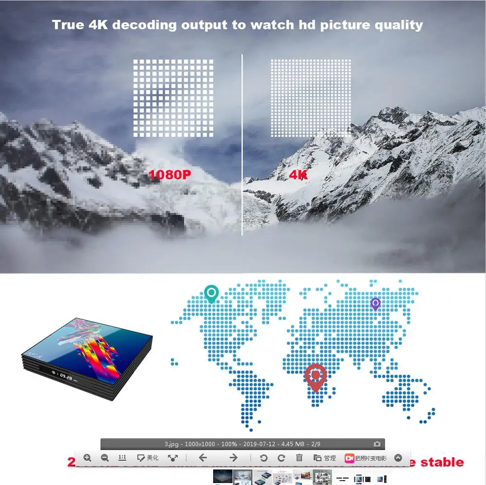 Android Tv Box A95X 3318 Android 9.0 Rockchip RK3318 4GB 64GB Quad Core Smart Tv Box 2.4/5.8G BT4.2 WiFi 4K HDR Media Player