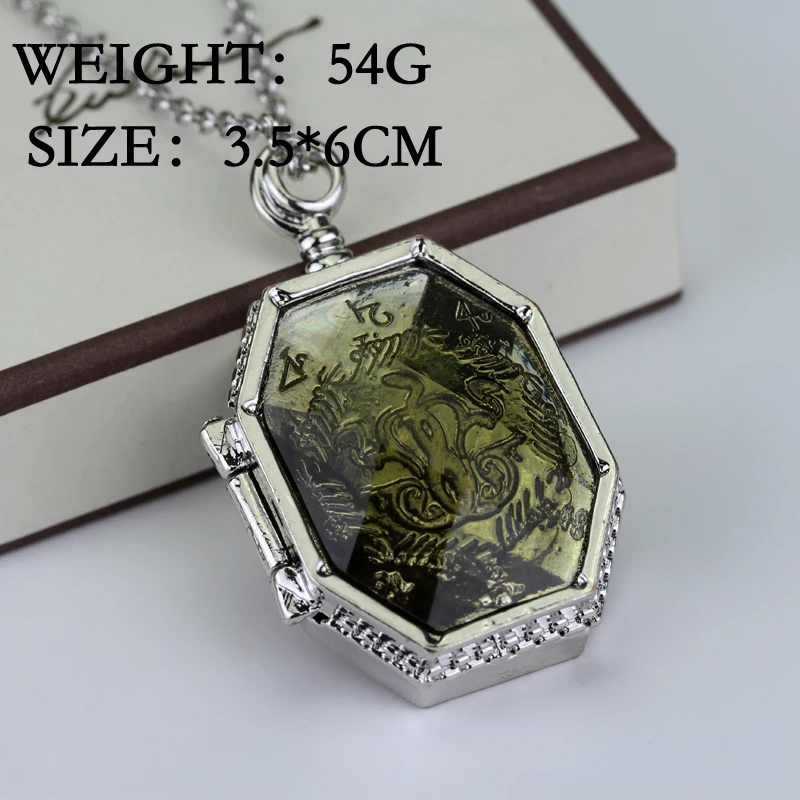 Slytherin college Treasures медальон крестраж ожерелье коробка Horcrux Комплект s & Подвески|locket