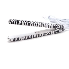 New Zebra Mini Curls Hair Straightener Iron Ceramic Electronic travel hair straightener corrugated Iron styling tools