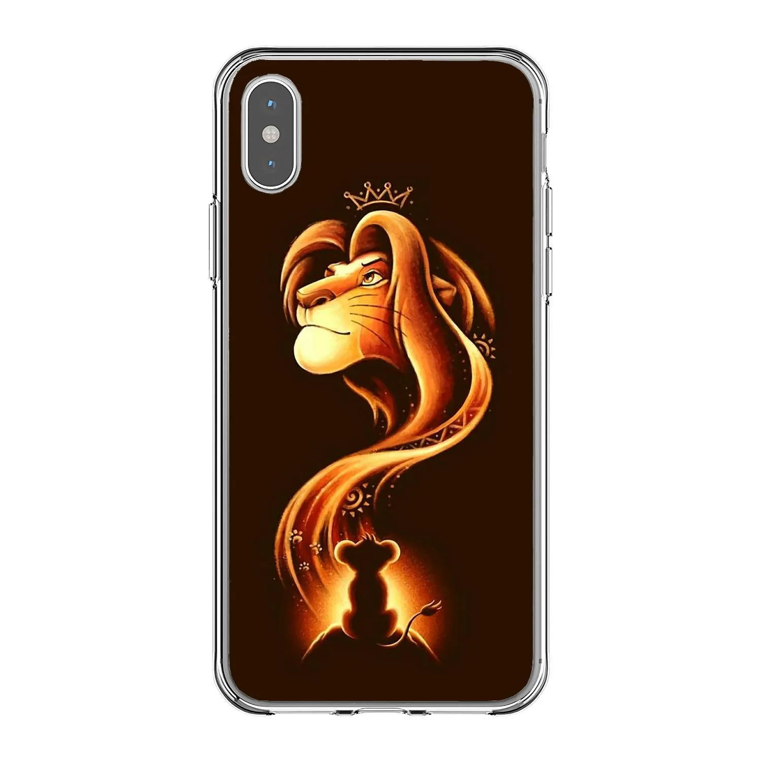 Милый мягкий силиконовый черный чехол для телефона Lion King Hakuna Matata для iPhone 11 Pro MAX 5 5S SE 6 6S Plus 7 8 Plus XS XR XS MAX - Цвет: TPU