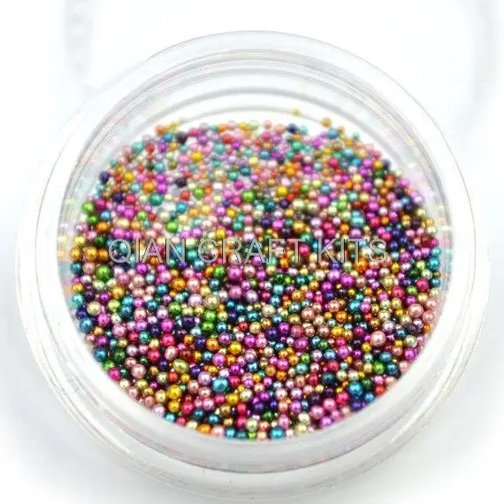 300g Colorful Caviar Manicure Pedicure Micro Tiny Nail Art Stickers Beads for nails crafts UV