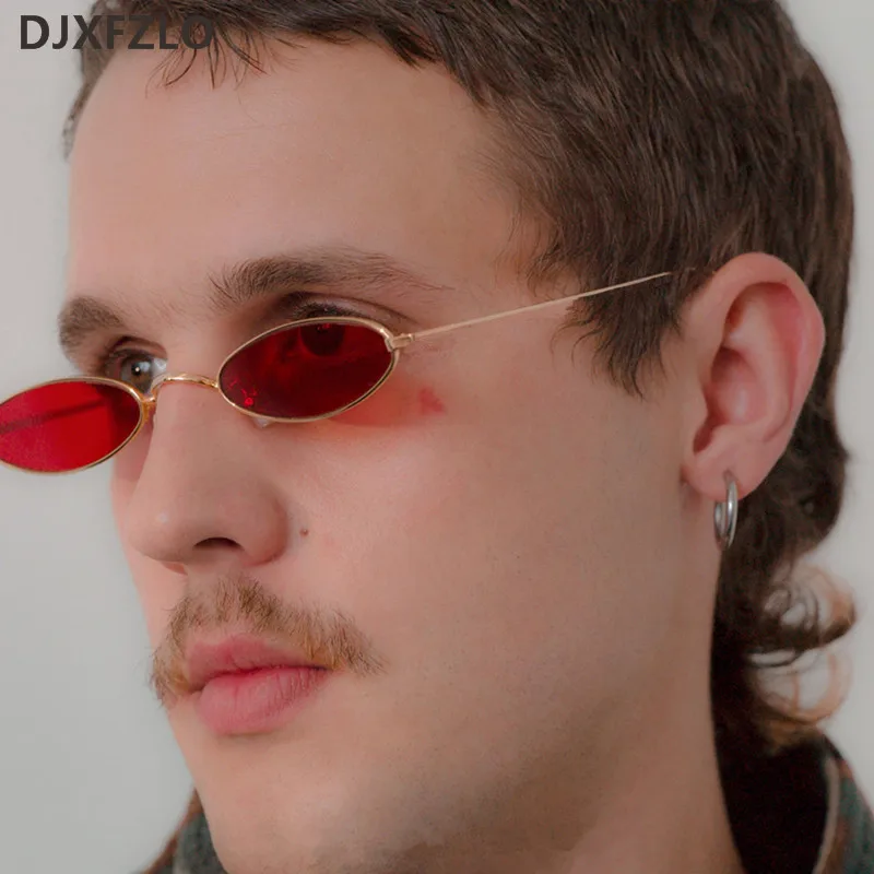 Солнцезащитные очки DJXFZLO в овальной оправе для мужчин и женщин милые