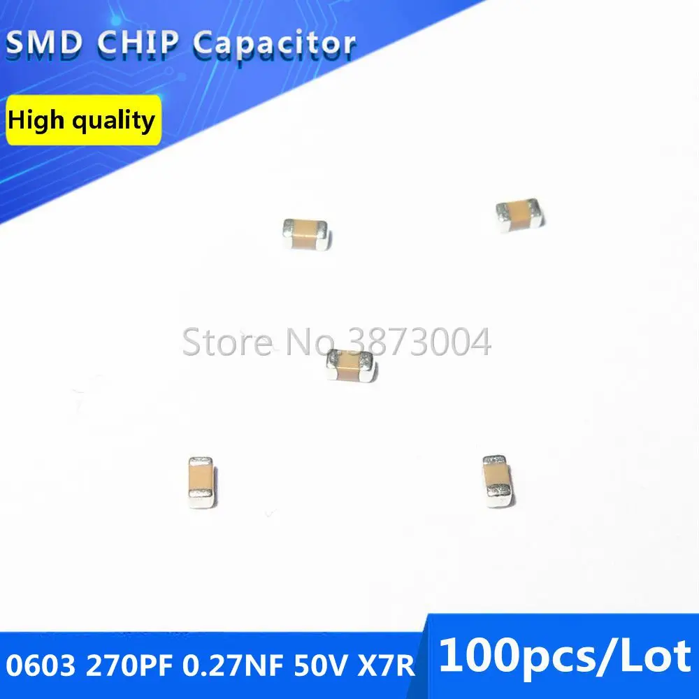 100 шт. 0603 10% ПФ нФ 50 в X7R SMD чип конденсатор | Обустройство дома