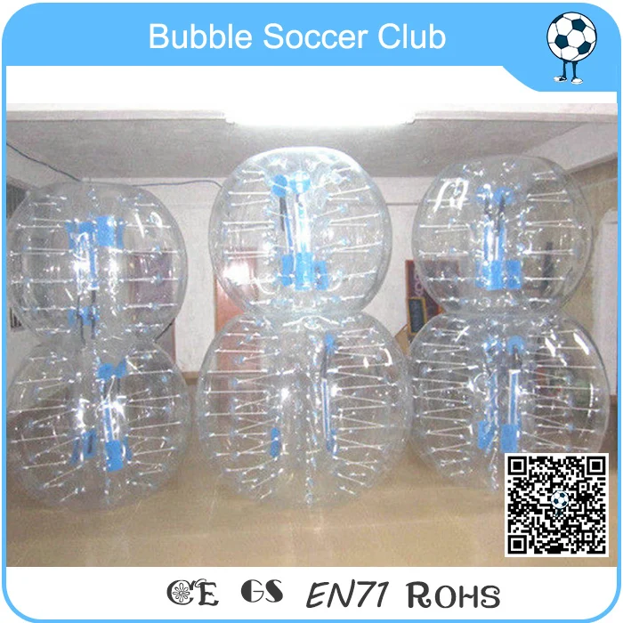 

Free Shipping 0.8mm PVC Inflatable bumper ball, bubble football, body zorbing ball for sale