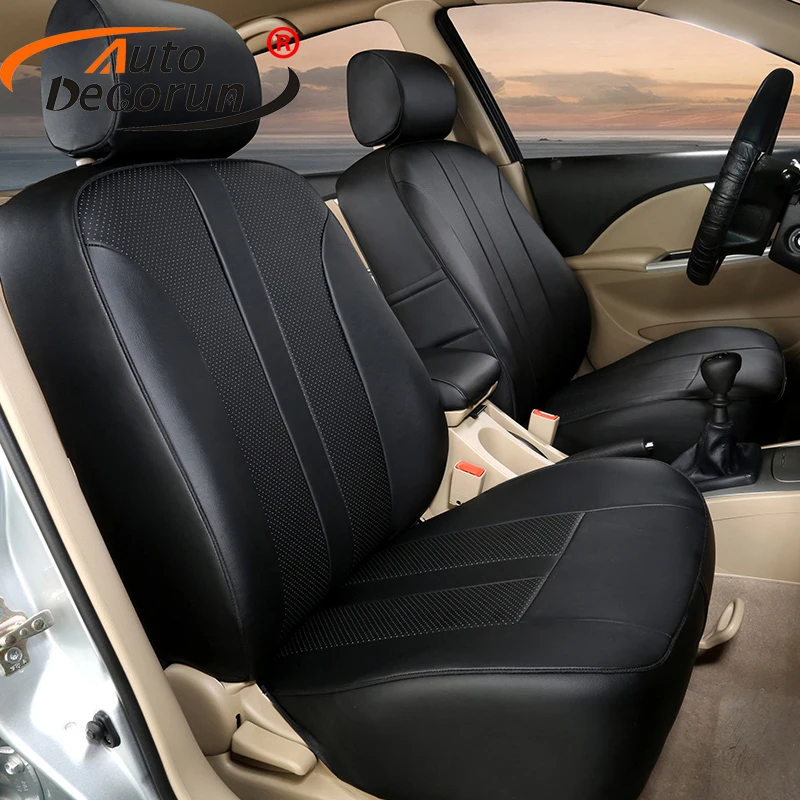 AutoDecorun по индивидуальному заказу чехлы для сидений автомобиля BMW X5 e53 e70 аксессуары чехлы для сидений ПВХ кожаные автомобильные сиденья протекторы комплекты