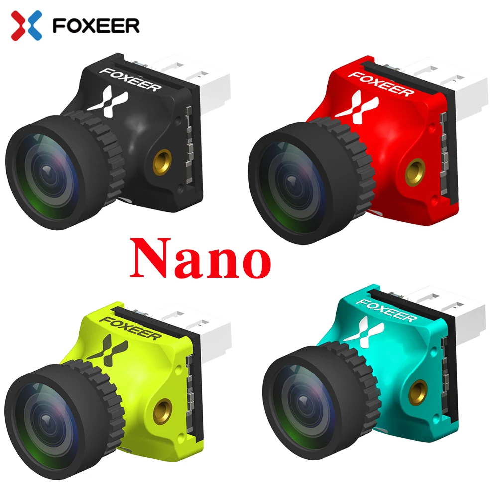 

Foxeer Predator 4 Nano Super WDR 4ms Low Latency 1000TVL FPV Racing Camera OSD 4:3 16:9 NTSC PAL for RC Drone