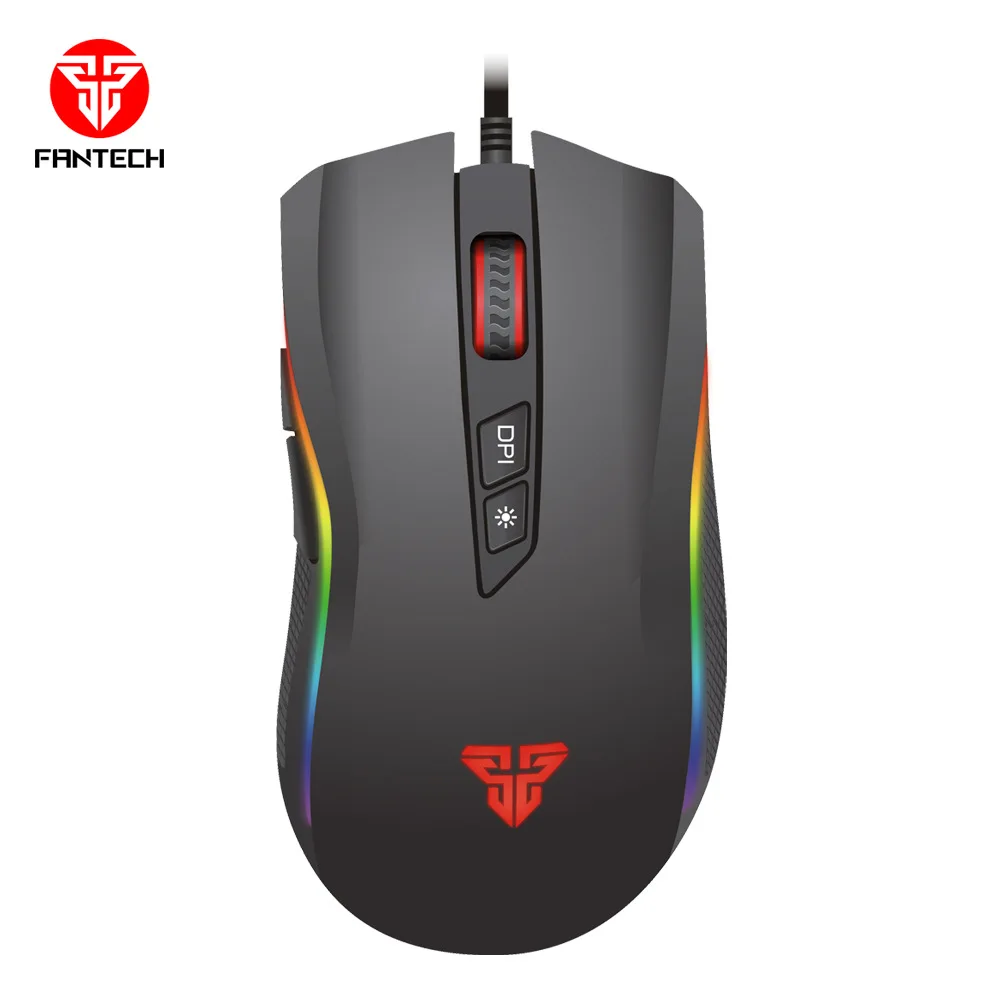 Fantech X4S RGB игровая мышь 6D ключ 4800 dpi Бесплатная коммутация Поддержка программного
