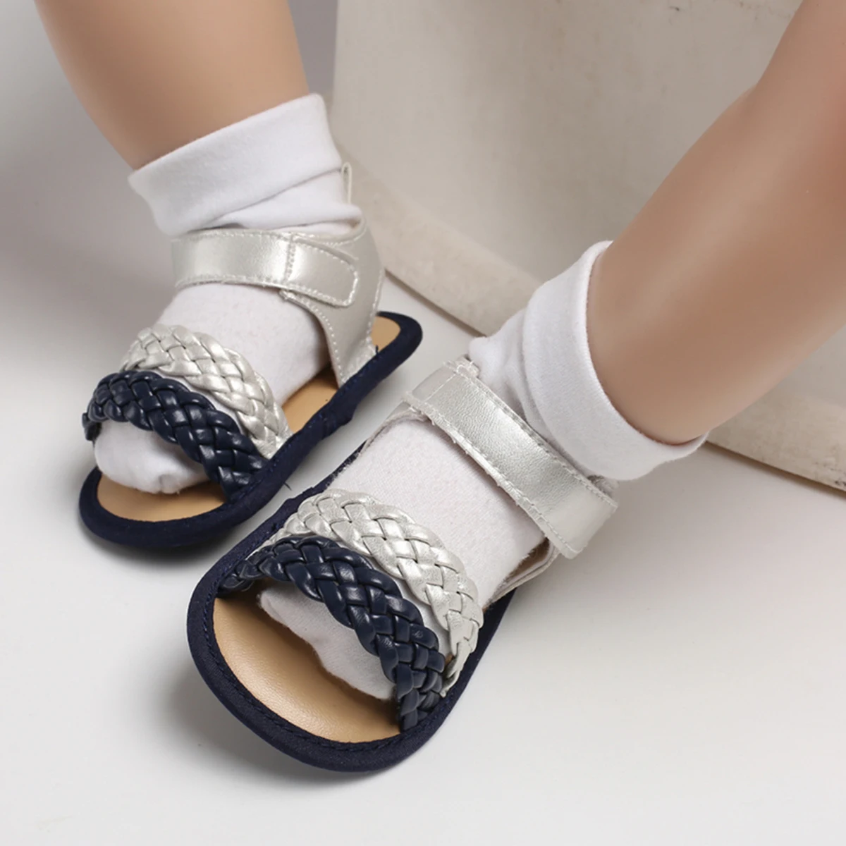 Летние детские сандалии г. Детские трикотажные сандалии на мягкой подошве для мальчиков и девочек детская модная пляжная обувь