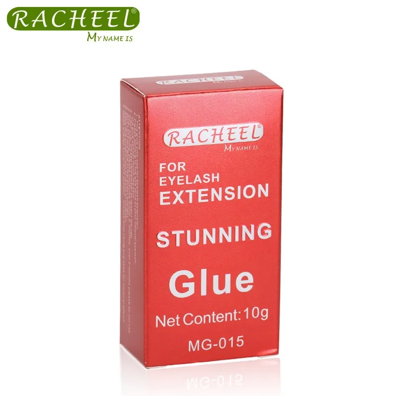 Cola para Cílios Cola de Secagem Rápida sem Estimulação Cola para Uso Racheel Preto Falsos Individual Cílios Extensão Profissional 15g 6 Cola para cílios