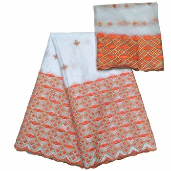 

2020 women traditional cloth african bazin riche lace beading top quality nigerian gele headtie 5+2yards/lot
