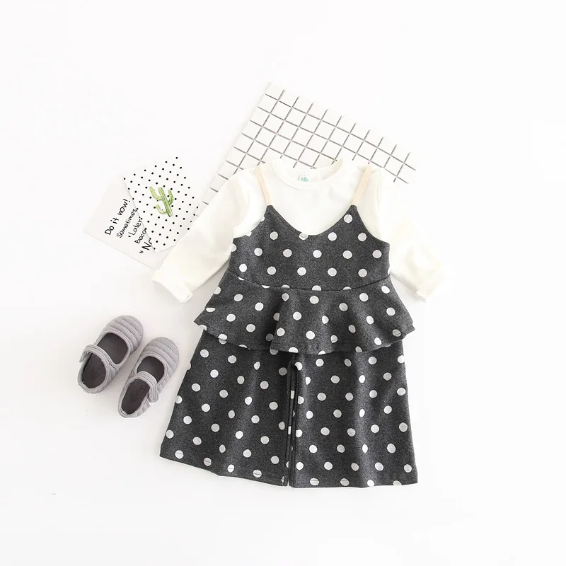 polka dot pants suit
