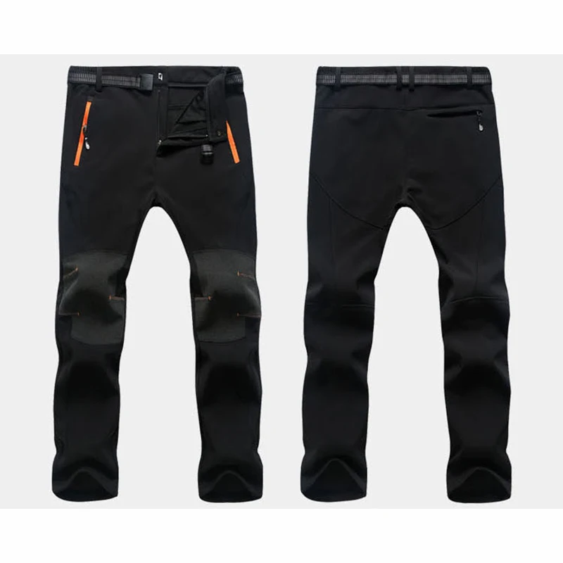Iemuh marca hombre mujeres invierno Pesca impermeable camping trekking fleece Pantalones de senderismo escalada esquí Softshell trouser travel