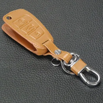 Keyforkess Car Styling 3BTN custodia portachiavi in pelle per Audi Sline A3 A4 A6 A6L A8 TT Q7 S6 portachiavi accessori Auto - Jingyuqin Car Styling 3BTN custodia portachiavi in pelle per Audi Sline A3 A4 A6 A6L