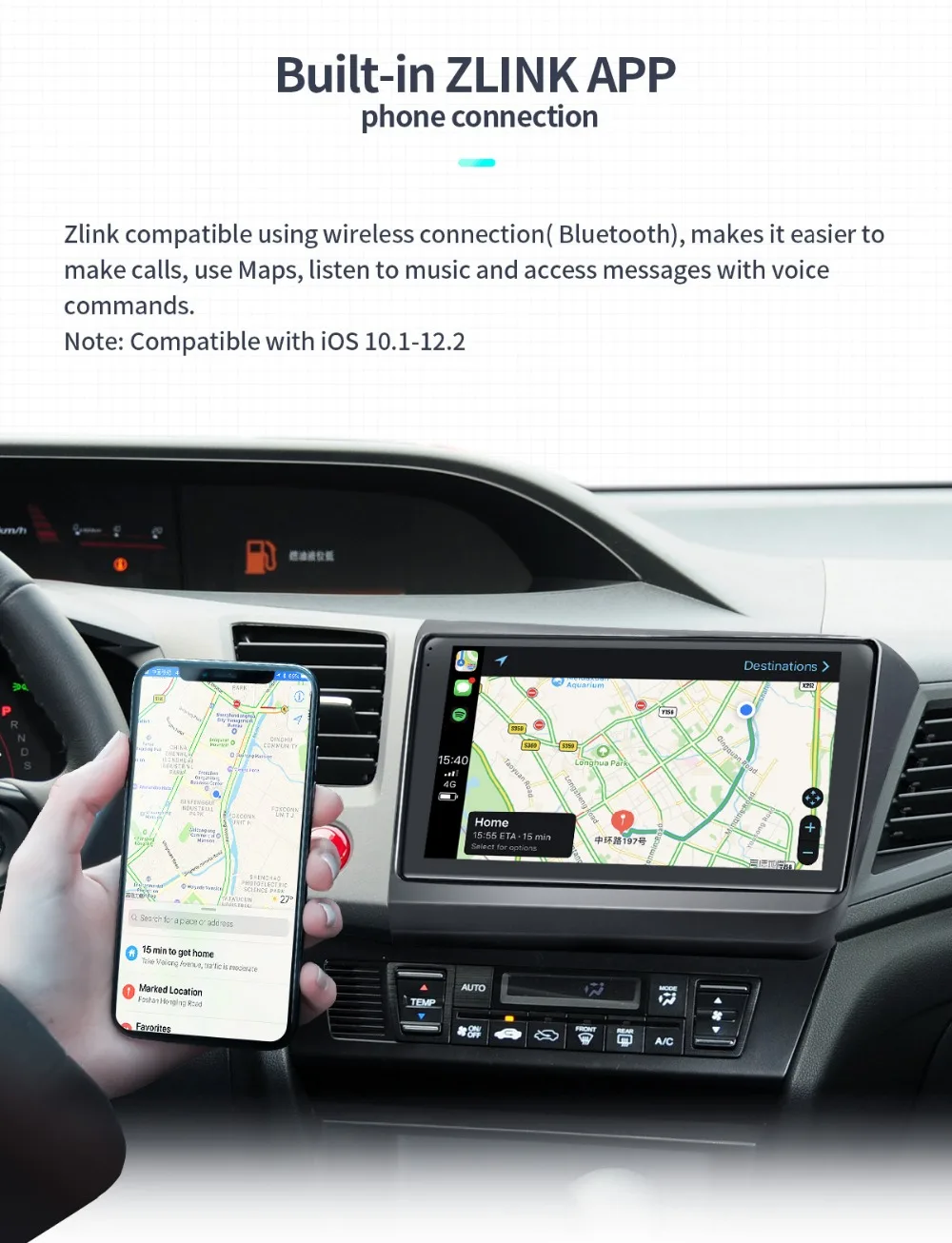 Perfect JOYING Android 8.1 stereo car radio player one din GPS Navigation Support 4G&DSP 4GB+64GB for Honda Civic 2012-2015 9"screen IPS 14 Perfect JOYING Android 8.1 stereo car radio player one din GPS Navigation Support 4G&DSP 4GB+64GB for Honda Civic 2012-2015 9"screen IPS 14