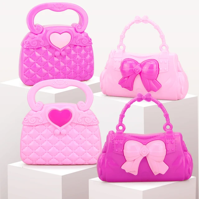 24-32PCS Pretend Play Kid Make Up Toys Pink Makeup Set Princess Hairdressing Simulation Plastic Toy For Girls Dressing Cosmetic 5