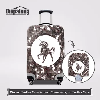 

Dispalang Unicorn Pattern Elastic Waterproof Trolley Luggage Cover Suitcase Cover Custom Fashion Portable Travel Accessories