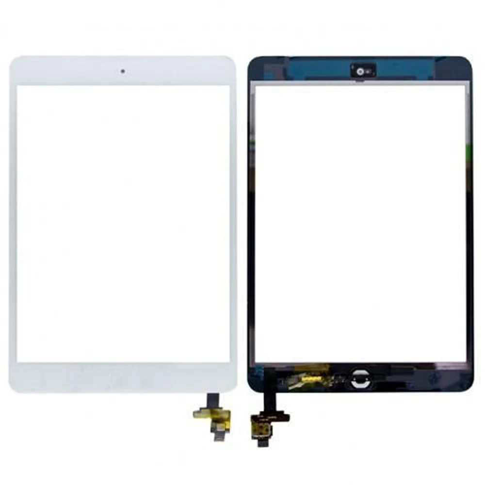 30 шт (100% НОВОЕ) mini1 mini2 для Apple iPad mini 1 2 A1432 A1454 A1455 A1489 A1490 A1491 планшета Сенсорный экран Панель + IC + кнопка