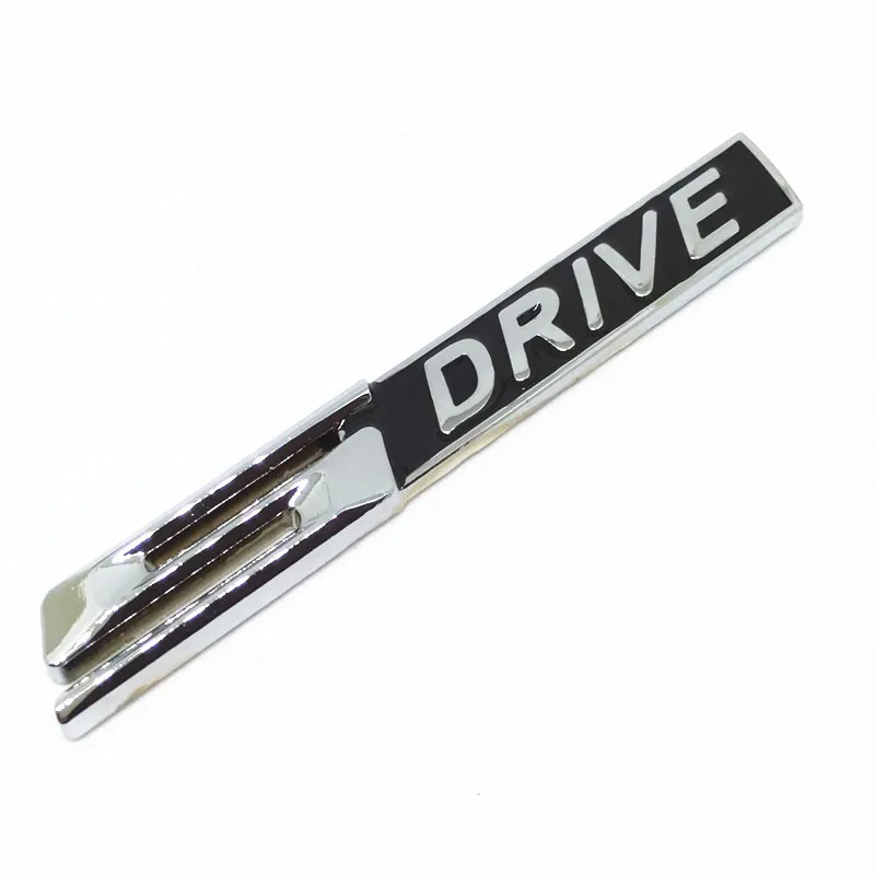 Автомобильный SDRIVE привода спортивные металлическая хромированная эмблема бейдж стикер автомобиля авто наклейки для BMW X1 X3 X4 X5 X6 F10 F30 E46 E60 E70 E90 G30 - Название цвета: Silver shiny