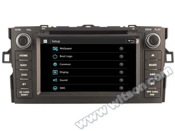 Excellent WITSON CAR DVD GPS For TOYOTA AURIS car audio navi with Capctive Screen 1080P DSP WiFi 3G DVR Good Price GIFT 23