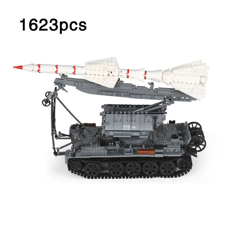 

Army Series SA-2 Guideline With T-55 Tank vehicle compatible LegoINGlys Military Tank Building Blocks Bricks Toys For Kids gifts