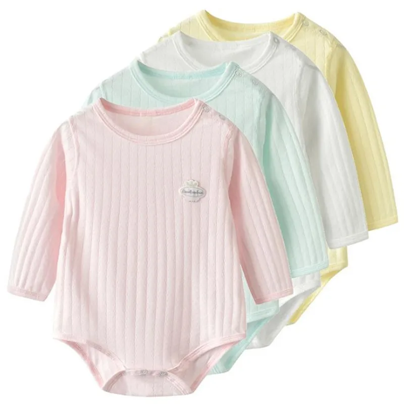 

Baby Bodysuit Full Sleeve Newborn Twins Clothing Long Sleeve Onesie Baby 3-9 Months