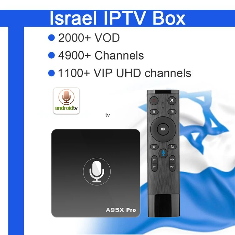 

GOTiT A95X Pro Android 7.1 TV Box with Voice Control + Pro World IPTV Nordic Netherlands Europe USA IPTV & VOD Smart TV Box