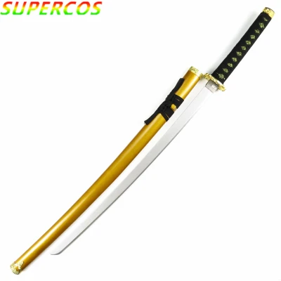 Высокое качество Touken Ranbu онлайн японский самурай деревянный 100 см Косплей Опора самурайский меч - Цвет: Золотой